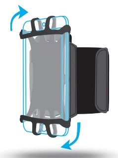 EAN 3700992506203 - Mobilis ARM BAND 4-6IN . funda para teléfono móvil 15,2 cm (6") Brazalete caso Negro imagen 1
