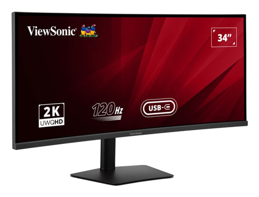 EAN 0766907032802 - Viewsonic VA VA3420C pantalla para PC 86,4 cm (34") 3440 x 1440 Pixeles UltraWide Quad HD LED Negro imagen 2