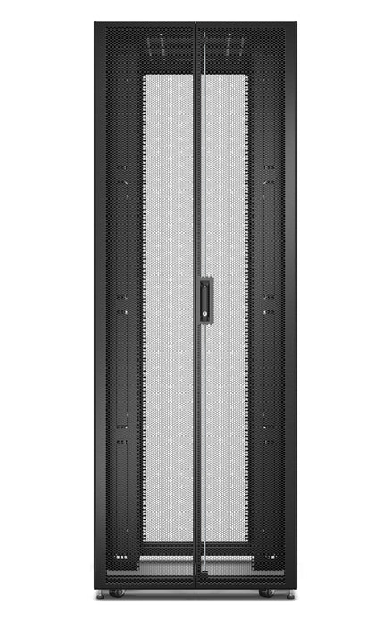 Apc Easy Rack 48ux800x1200 Roof Side Panel Castors Feet No Bottom 4 Brackets Black