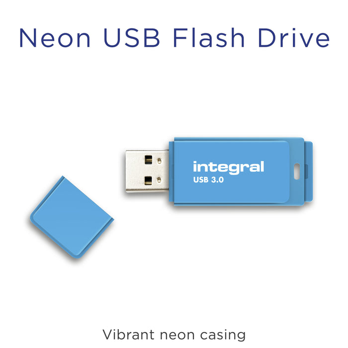Usb Flash Drive Neon Usb 3.0 Blue 32gb