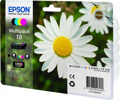 EAN 8715946518169 - Epson Daisy C13T18064010 cartucho de tinta 1 pieza(s) Original Rendimiento estándar Negro, Cian, Magenta, imagen 2