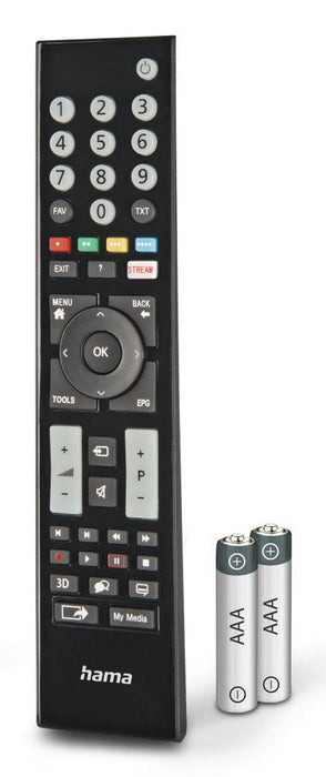 Hama Mando A Distancia Para Tv Grundig - Alcance 10m - 48 Botones - Acceso Directo A Plataformas De Streaming -