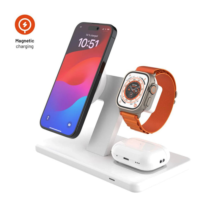 EAN 8591680134168 - FIXED FIXMPOS-WH cargador de dispositivo móvil Smartphone, Reloj inteligente, Auriculares Blanco USB Carg imagen 1