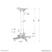 EAN 8717371449131 - Neomounts CL25-540BL1 montaje para projector Negro imagen 17