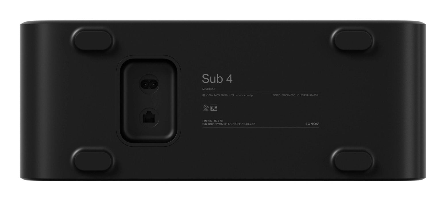 Sonos Sub 4 Black Subwoofer Inalámbrico Prémium