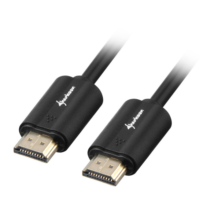 EAN 4044951018031 - Sharkoon HDMI/HDMI 4K, 2m cable HDMI HDMI tipo A (Estándar) Negro imagen 1