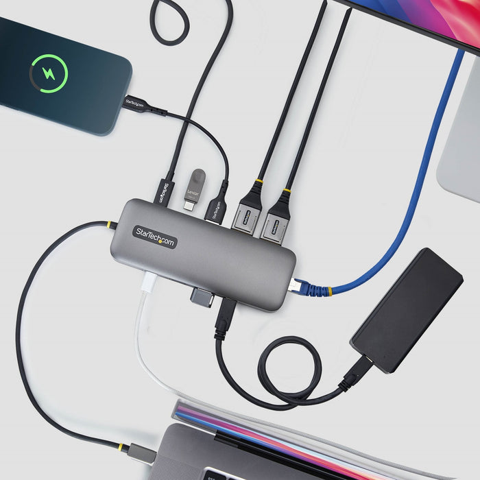 Adaptador Multipuertos Usb-C A Dp Doble - 100w - 4k60 - Gbe