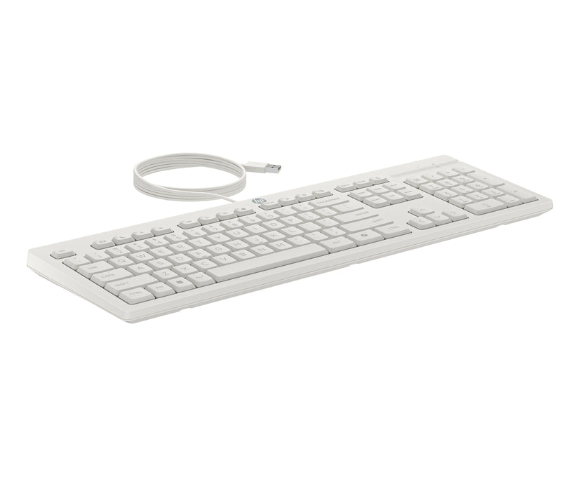 EAN 0198701753803 - HP 225 Wired Mouse and Keyboard Combo G2 Cashmere White teclado Ratón incluido Oficina USB Blanco imagen 2