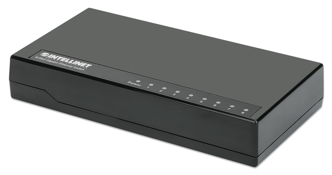 EAN 0766623561754 - Intellinet 561754 switch Gigabit Ethernet (10/100/1000) Negro imagen 1