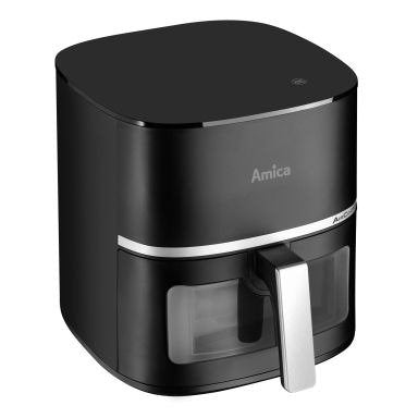EAN 5906006950972 - Amica AFM 5020 Sencillo 5,2 L Independiente 1600 W Freidora de aire caliente Negro imagen 2