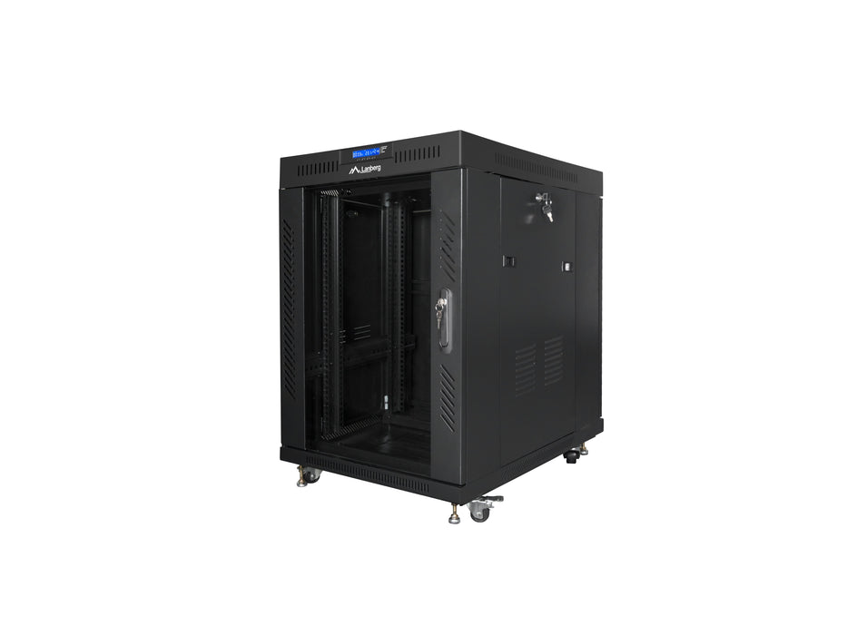 EAN 5901969433883 - Lanberg FF01-8015-12BL armario rack 15U Rack o bastidor independiente Negro imagen 1