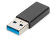 EAN 4016032467410 - Digitus AK-300524-000-S cambiador de género para cable USB-C jack Negro imagen 1
