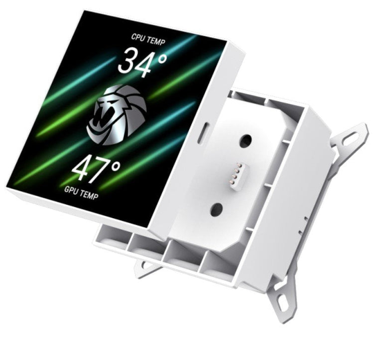 Gamemax  Cpu Liquid Cooler  Glacier 360 Lcd  White