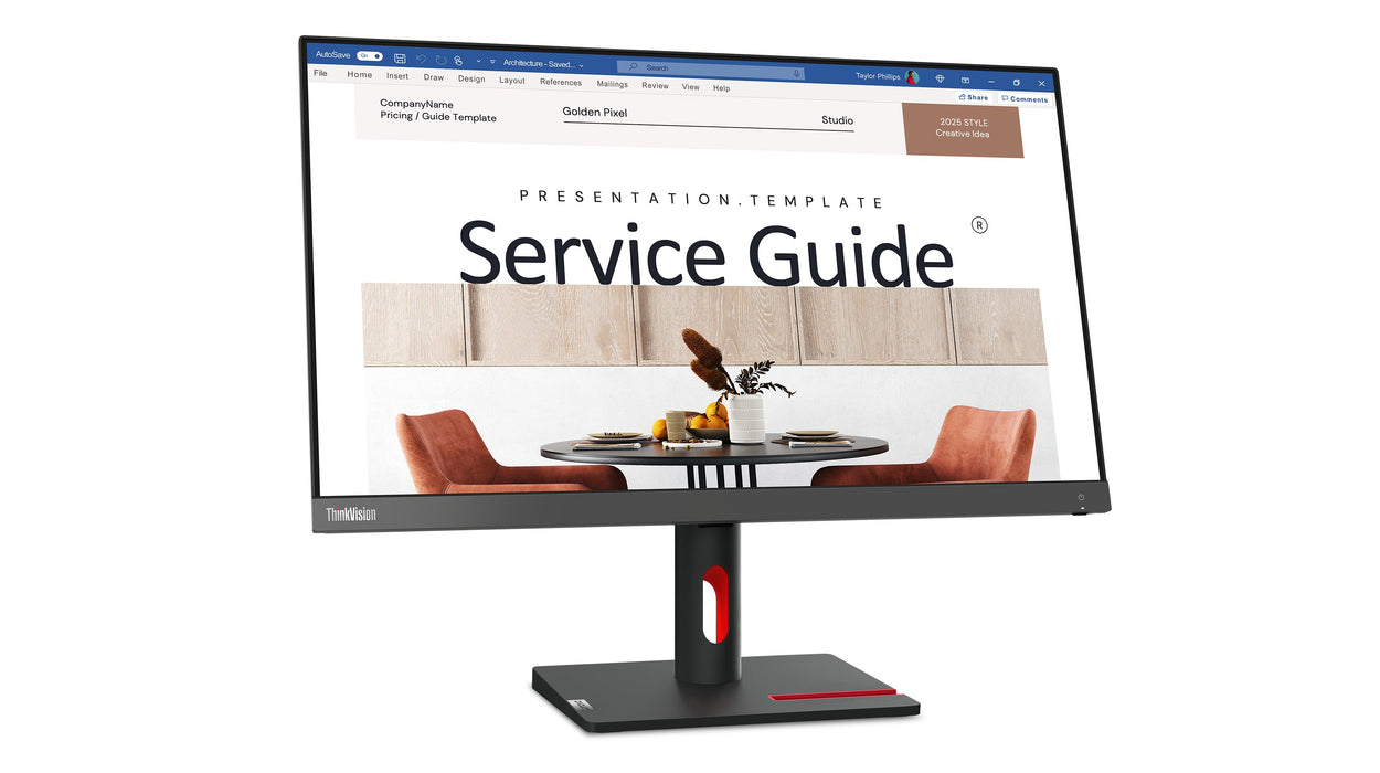 EAN 0196802904933 - Lenovo ThinkVision S24i-30 pantalla para PC 60,5 cm (23.8") 1920 x 1080 Pixeles Full HD LED Negro imagen 3