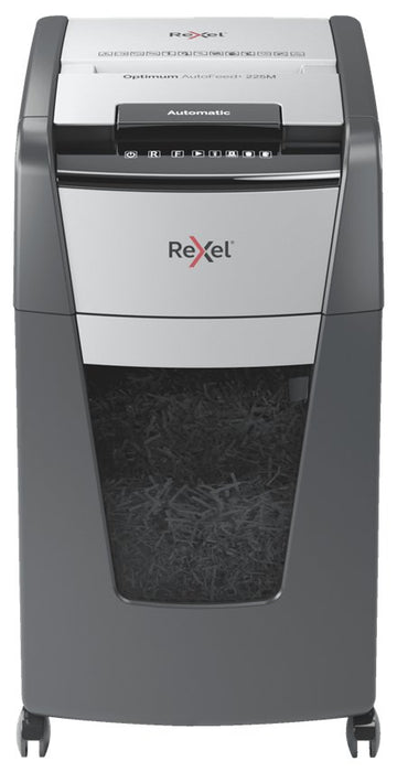 EAN 5028252613927 - Rexel AutoFeed+ 225M triturador de papel Microcorte 55 dB 23 cm Negro, Gris imagen 1