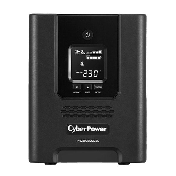 EAN 4712364146350 - CyberPower PR2200ELCDSL sistema de alimentación ininterrumpida (UPS) Línea interactiva 2,2 kVA 1980 W 9 s imagen 2