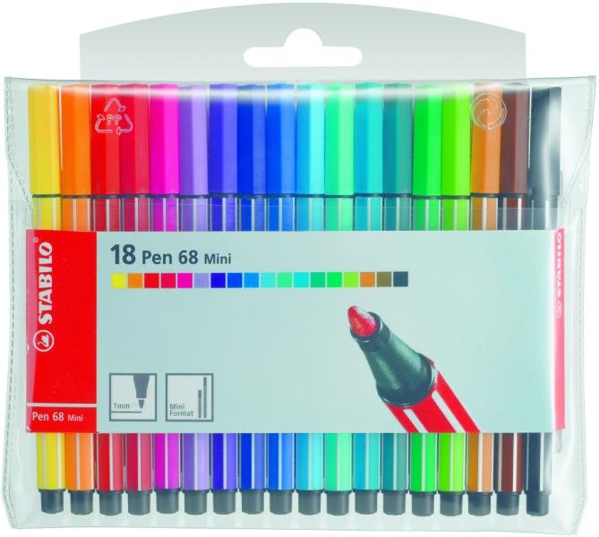 EAN 4006381350938 - STABILO Pen 68 Mini rotulador Multicolor 20 pieza(s) imagen 1