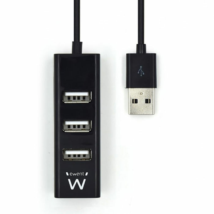 EAN 8032958186804 - Ewent EW1123 hub de interfaz USB 2.0 480 Mbit/s Negro imagen 4