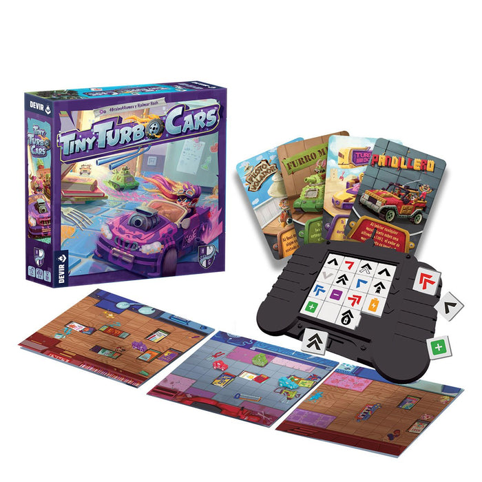 EAN 8436589627765 - Devir Tiny Turbo Cars 40 min Juego de mesa Carrera imagen 3