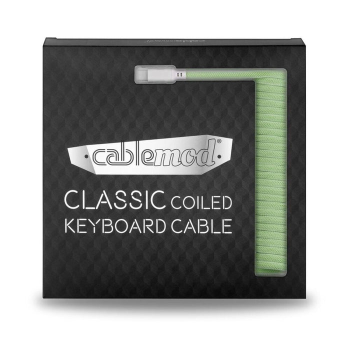 Cablemod Classic Coiled Keyboard Cable Usb-C A Usb Tipo A, Verde Lima Sorbet - 150cm