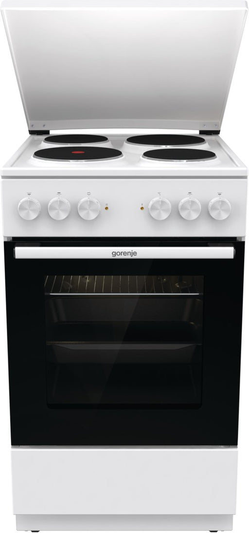 EAN 3838782748783 - Gorenje GE5A23WH Cocina independiente Eléctrico Hornillo eléctrico / Placa eléctrica Blanco imagen 1