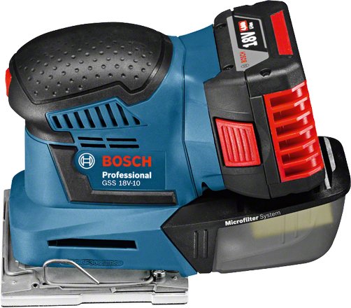 EAN 3165140871662 - Bosch GSS 18V-10 lijadora portátil imagen 1