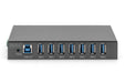EAN 4016032497196 - Digitus DA-70258-1 hub de interfaz USB 3.2 Gen 1 (3.1 Gen 1) Type-B 5000 Mbit/s Negro imagen 3