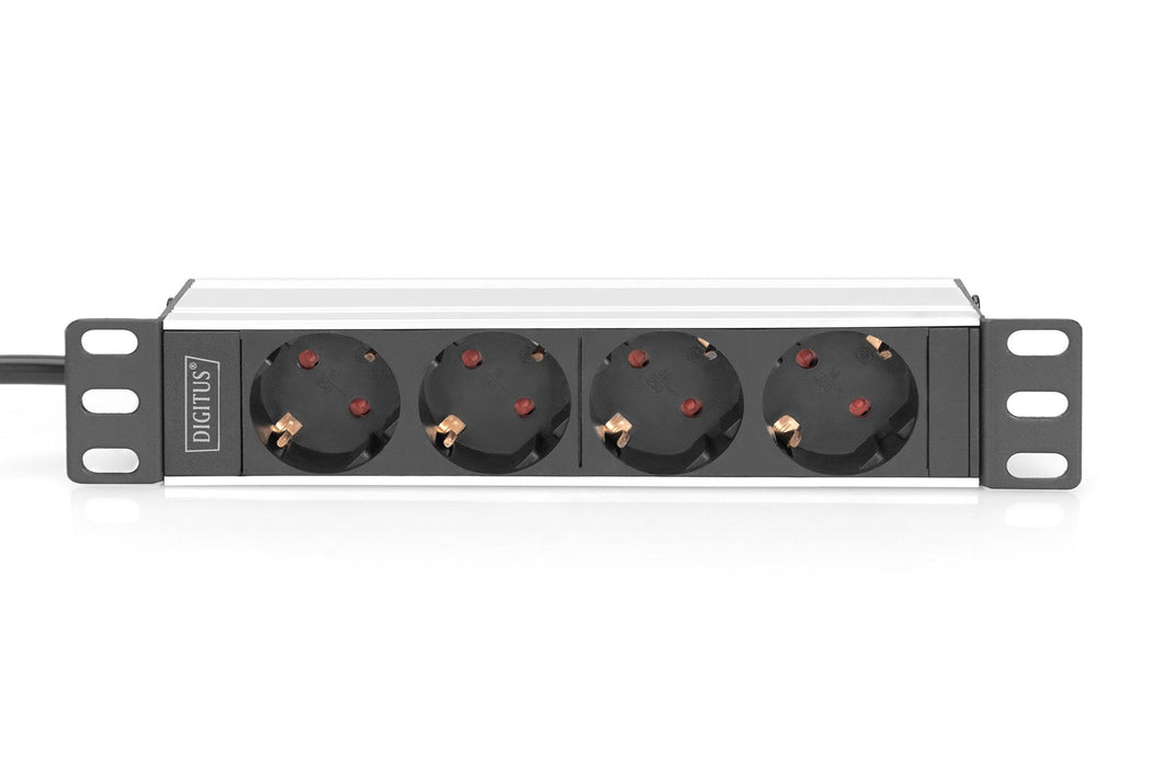 EAN 4016032474777 - Digitus DN-95418 unidad de distribución de energía (PDU) 4 salidas AC 0U/1U Negro imagen 2