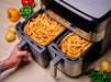 EAN 3045380024236 - Tefal Dual Easy Fry & Grill EY905D Doble 8,3 L Independiente 2700 W Freidora de aire caliente Acero inoxi imagen 6