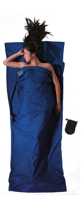 Saco De Dormir Cocoon Travelsheet  Rectangular Algodón Azul
