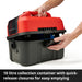 EAN 4006825640274 - Einhell TE-VC 18/10 Li-Solo 10 L Negro, Rojo imagen 4