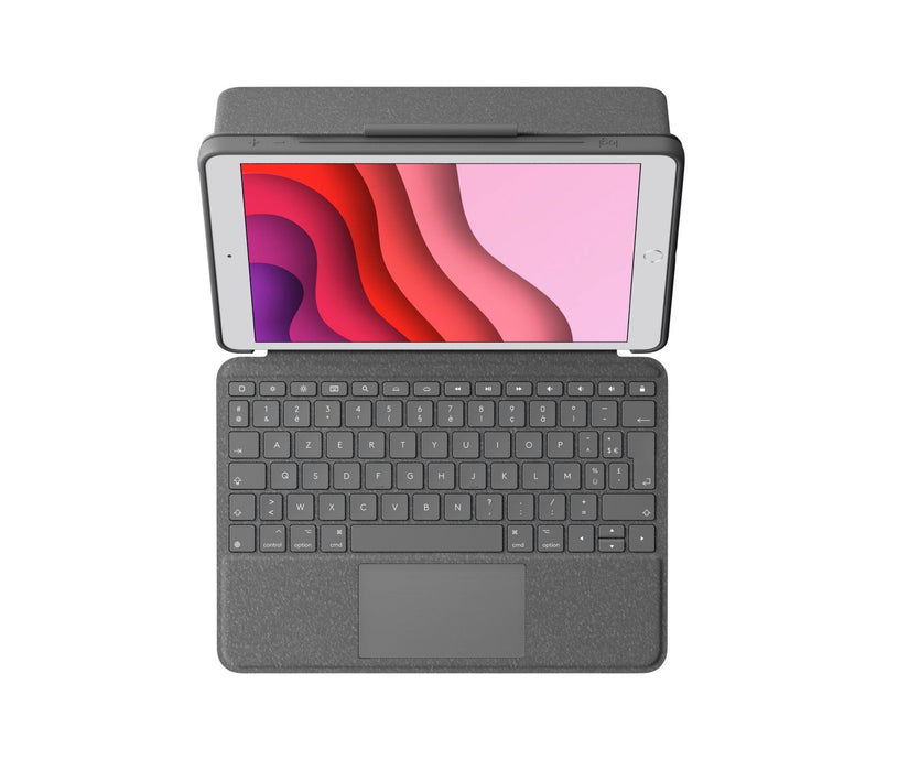 Logitech Combo Touch Funda Teclado Francés Con Panel Táctil - Azerty  - Grafito