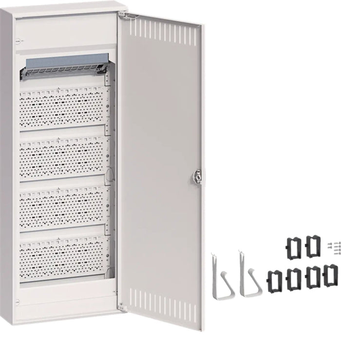Hager Multimedia Volta Apv 5rh. Va60nw Geschlitzter Puerta De Chapa De Acero Ral9010