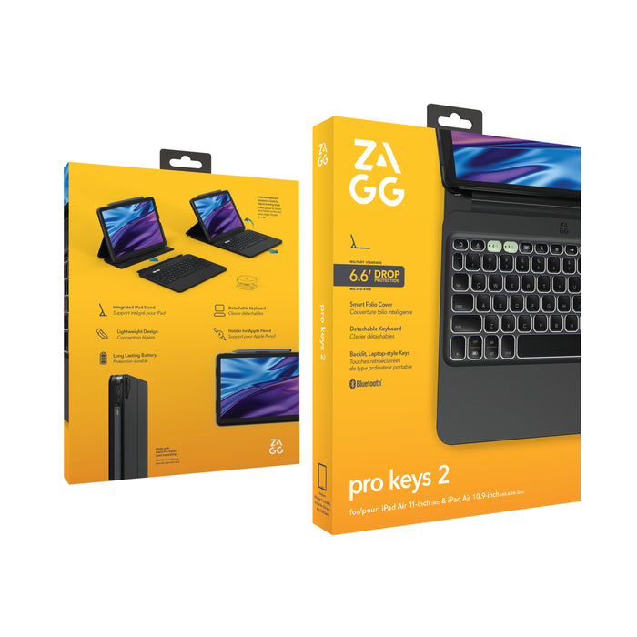 EAN 0840390314833 - ZAGG Pro Keys 2 QWERTZ Alemán Bluetooth Negro imagen 9