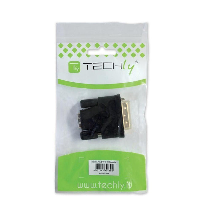 EAN 8057685304185 - Techly DVI-D - HDMI F/F Negro imagen 2