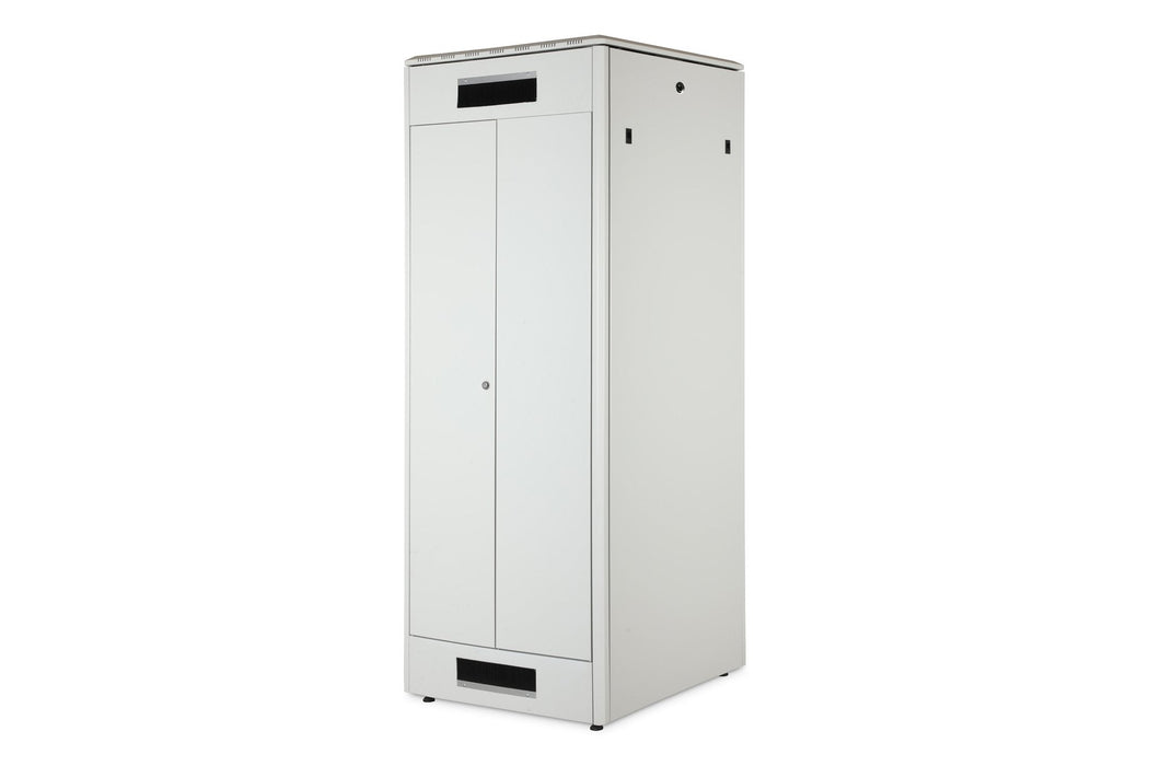 Armario De Red De 42ua Unique, 2053x800x800 Mm Puerta Frontal Acristalada Dos Hojas, Gris