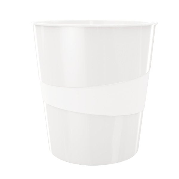 Leitz Papelera Wow Duo Colour 15,0 L Blanco