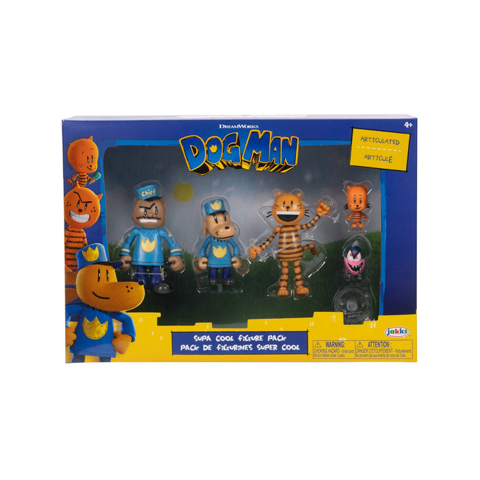 EAN 0192995197367 - Dog Man Supa Cool Figure Pack imagen 6