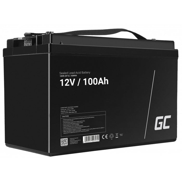 EAN 5903317227472 - Green Cell AGM30 batería de vehículos Sealed Lead Acid (VRLA) 100 Ah 12 V Barcos/recreativo imagen 1