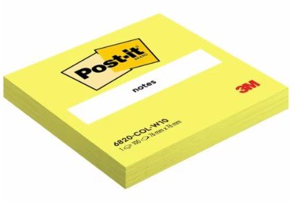 EAN 4046719506446 - Post-It 6820-COL-W10 nota autoadhesiva Plaza Colores surtidos 100 hojas Autoadhesivo imagen 3