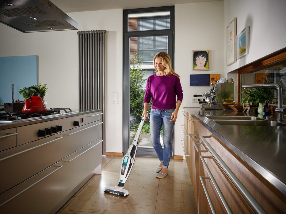 EAN 4006501119254 - Leifheit PowerVac 2in1 Aspiradora escoba 2 en 1 Batería Secar Ciclónico Sin bolsa Negro, Azul, Blanco imagen 44
