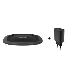 EAN 4040895005632 - RealPower FreeCharge-10 Smartphone Negro Cargador inalámbrico Carga rápida Interior imagen 5