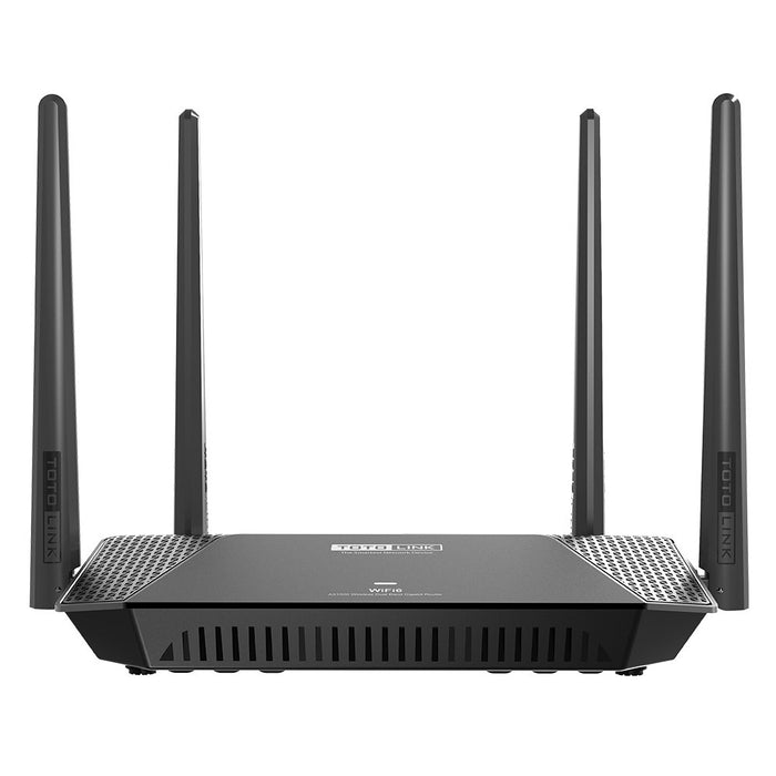EAN 6952887470435 - TOTOLINK X2000R router inalámbrico Gigabit Ethernet Doble banda (2,4 GHz / 5 GHz) Negro imagen 1
