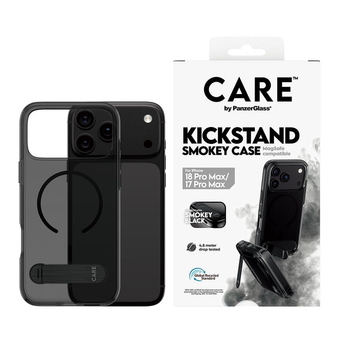 Care By Panzerglass Kickstand Case Smokey M. Negro Magsafe Iphone 17 Pro Max