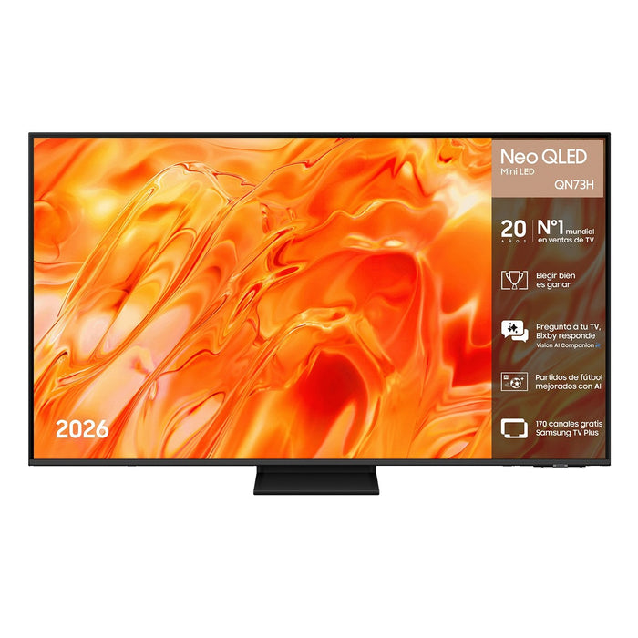 Tv Samsung Qn73h 55 Pulgadas Neo Qled 4k Tizen Negro