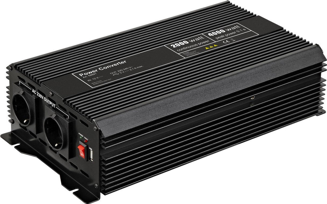 Goobay Spannungswandler - Wandelt Dc In Ac Um - Pc-/Server Fuente De Alimentación - 2.000 W