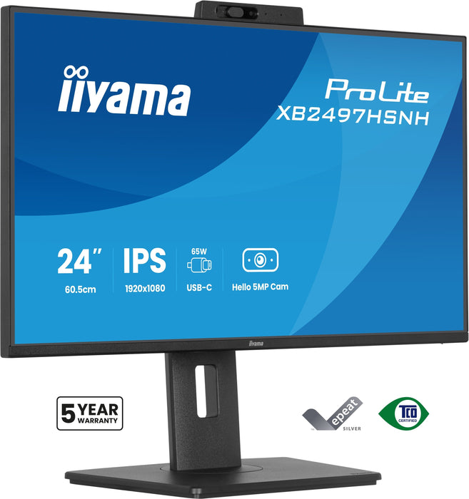 Iiyama 60.5cm 24" Xb2497hsnh-B1 16:10 Hdmi+Dp+Usb-C