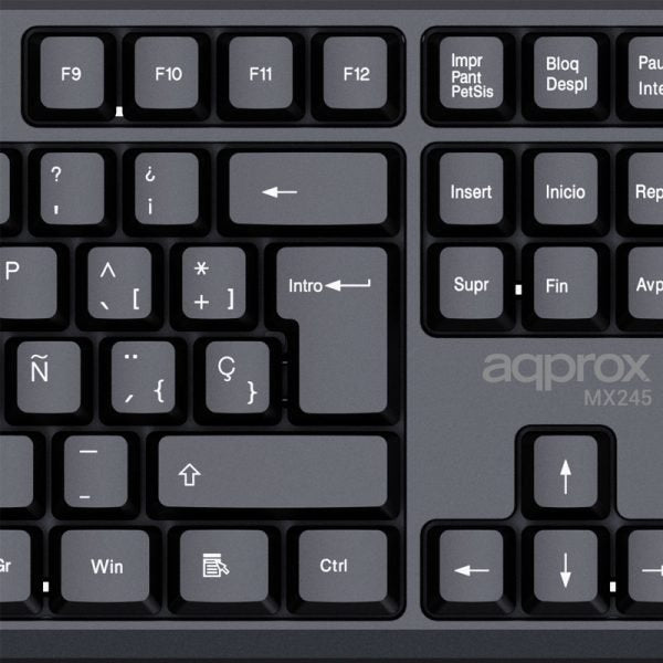 EAN 8435099535263 - Approx APPMX245 teclado Ratón incluido Universal USB QWERTY Español Negro imagen 5