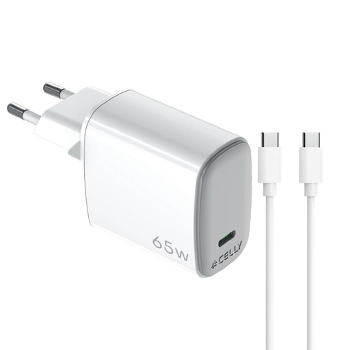 EAN 8021735212249 - Celly UPTC1USBC65WCTC cargador de dispositivo móvil Smartphone, Tableta Blanco USB Interior imagen 1