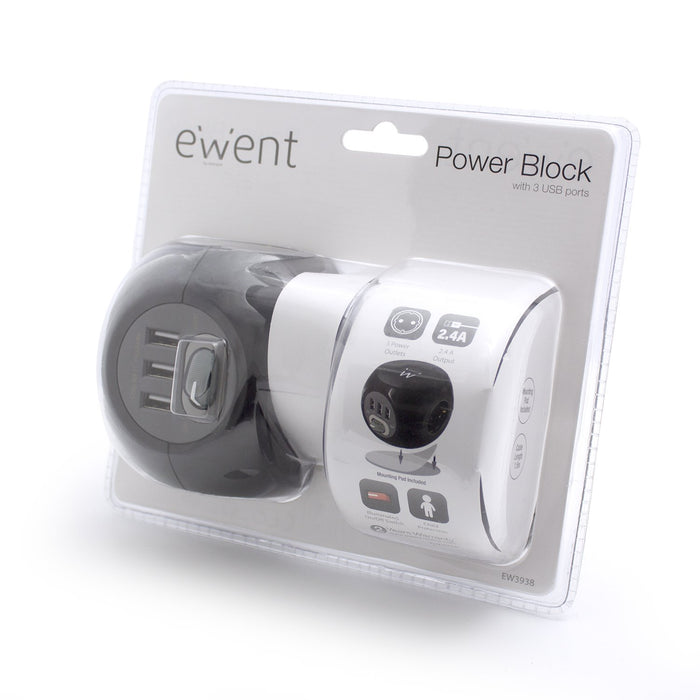 EAN 8054392614033 - Ewent EW3938 adaptador e inversor de corriente Interior Negro imagen 6